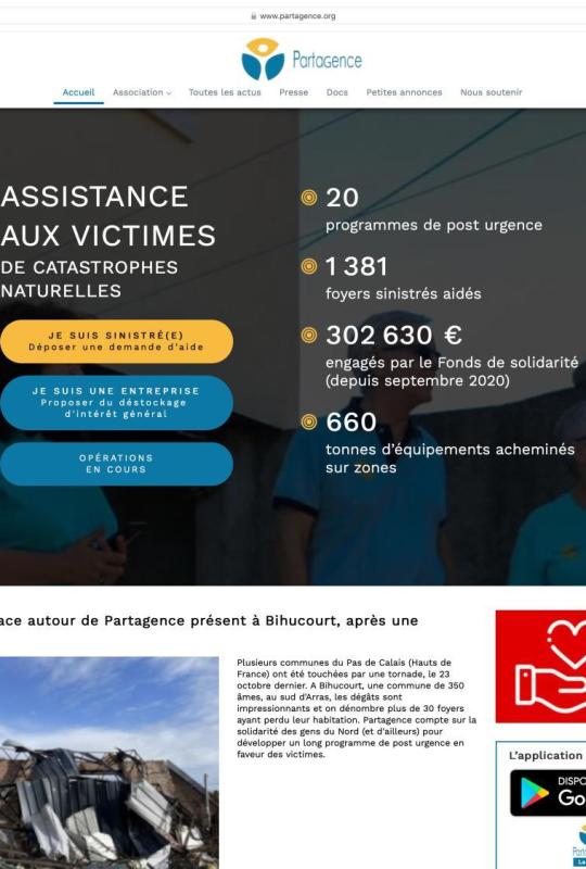 Partagence - programmes de post urgence